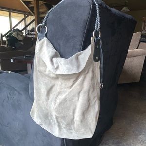 Henri Lou Suede Hobo Bag